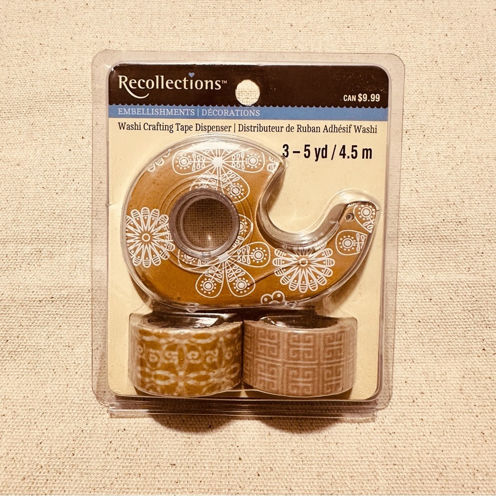 Recollections | Washi Set | Washi Crafting Tape Dispenser